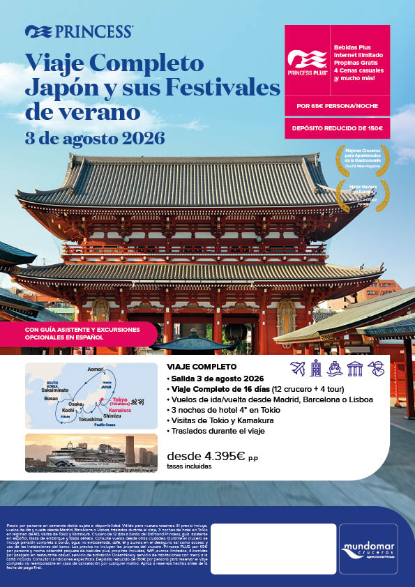 Japón y sus festivales de verano, 3 agosto 2026