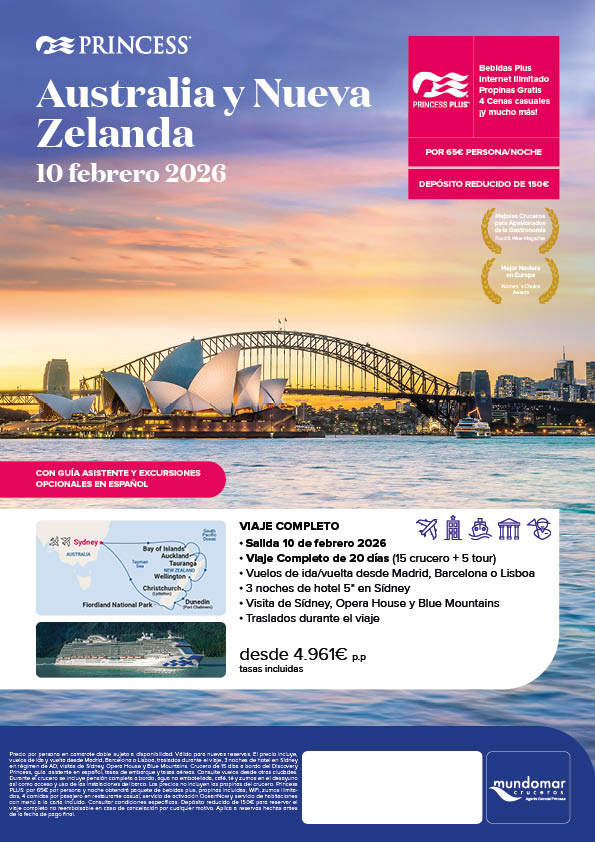 Viaje Completo por Australia y Nueva Zelanda