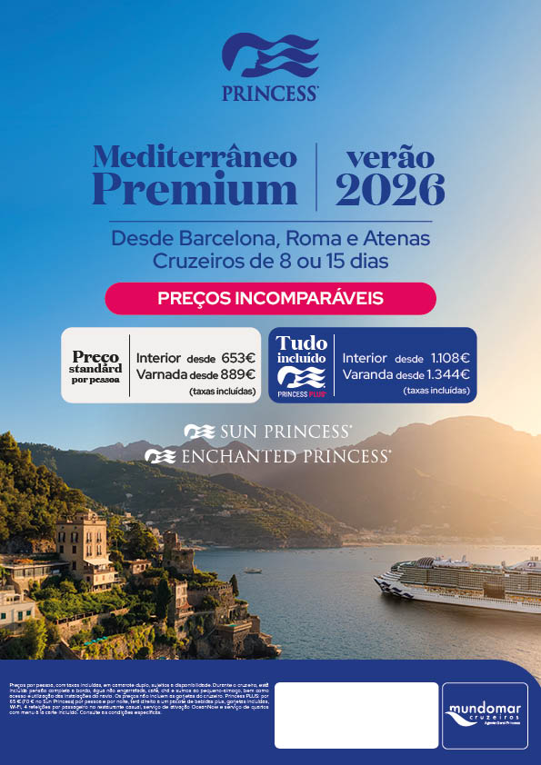 Super preços no Mediterrâneo Verão 2026
