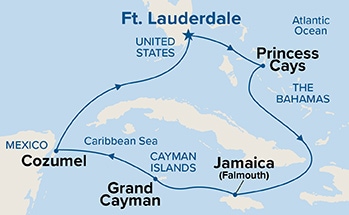 Caribe occidental con Gran Caimán